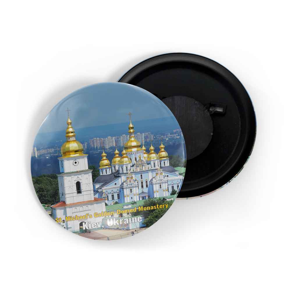 dhcrafts Fridge Magnet Multicolor Famous Tourist Place St. Michael's Golden Domed Monastery Kiev, Ukraine Glossy Finish Design Pack of 1